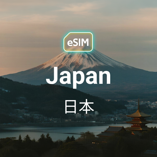 日本(本地DocomoIIJ) eSIM